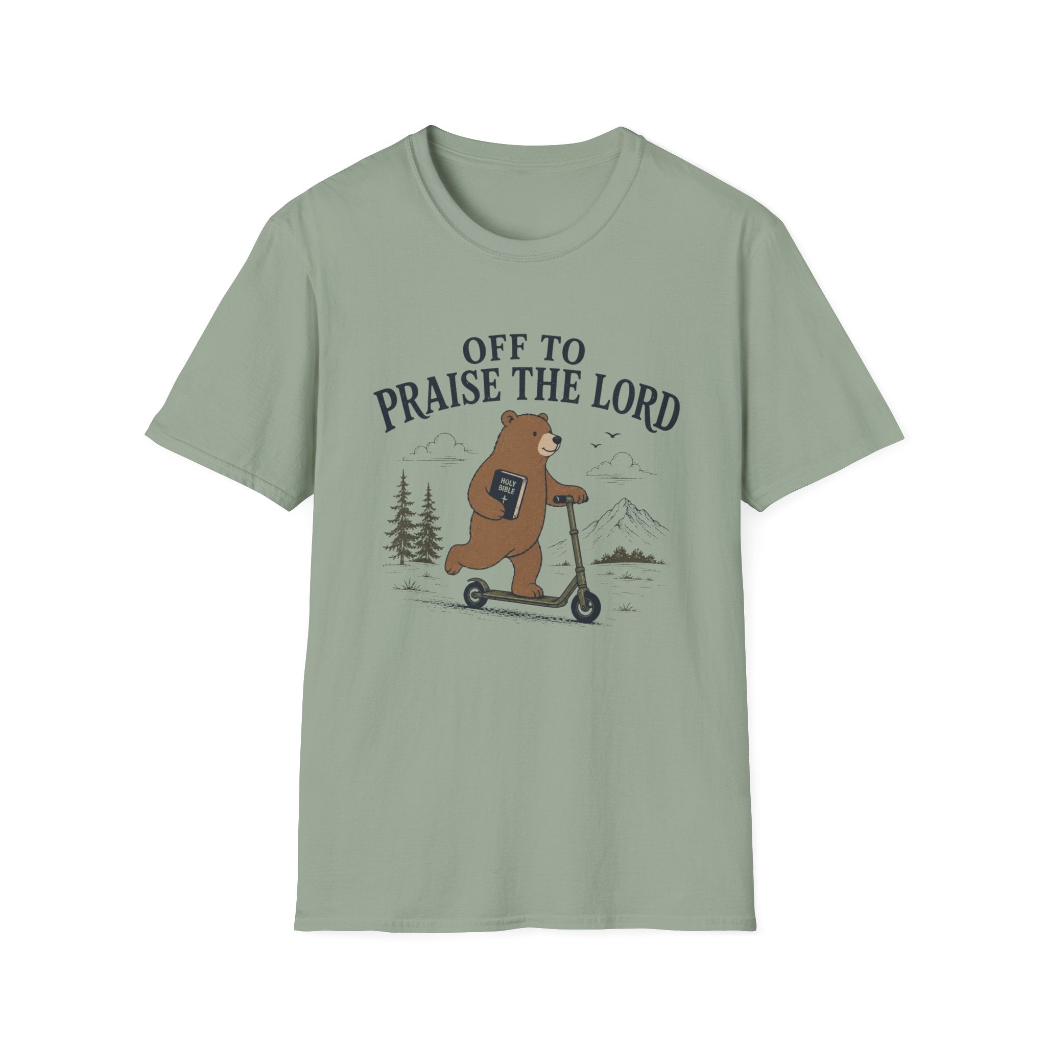 Off To Praise The Lord Bear T-Shirt