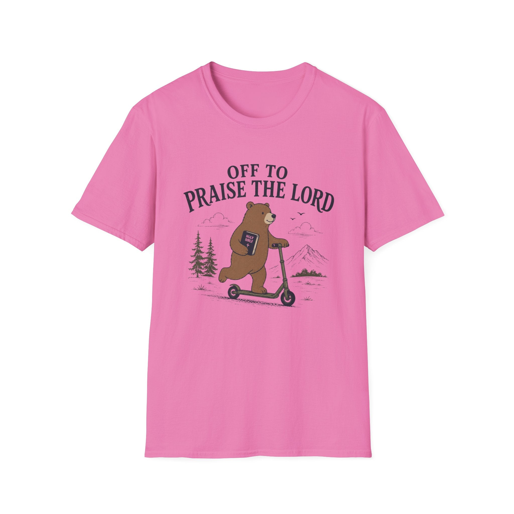 Off To Praise The Lord Bear T-Shirt
