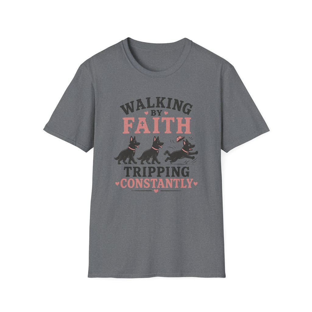 Walking By Faith German Shepherds T-Shirt