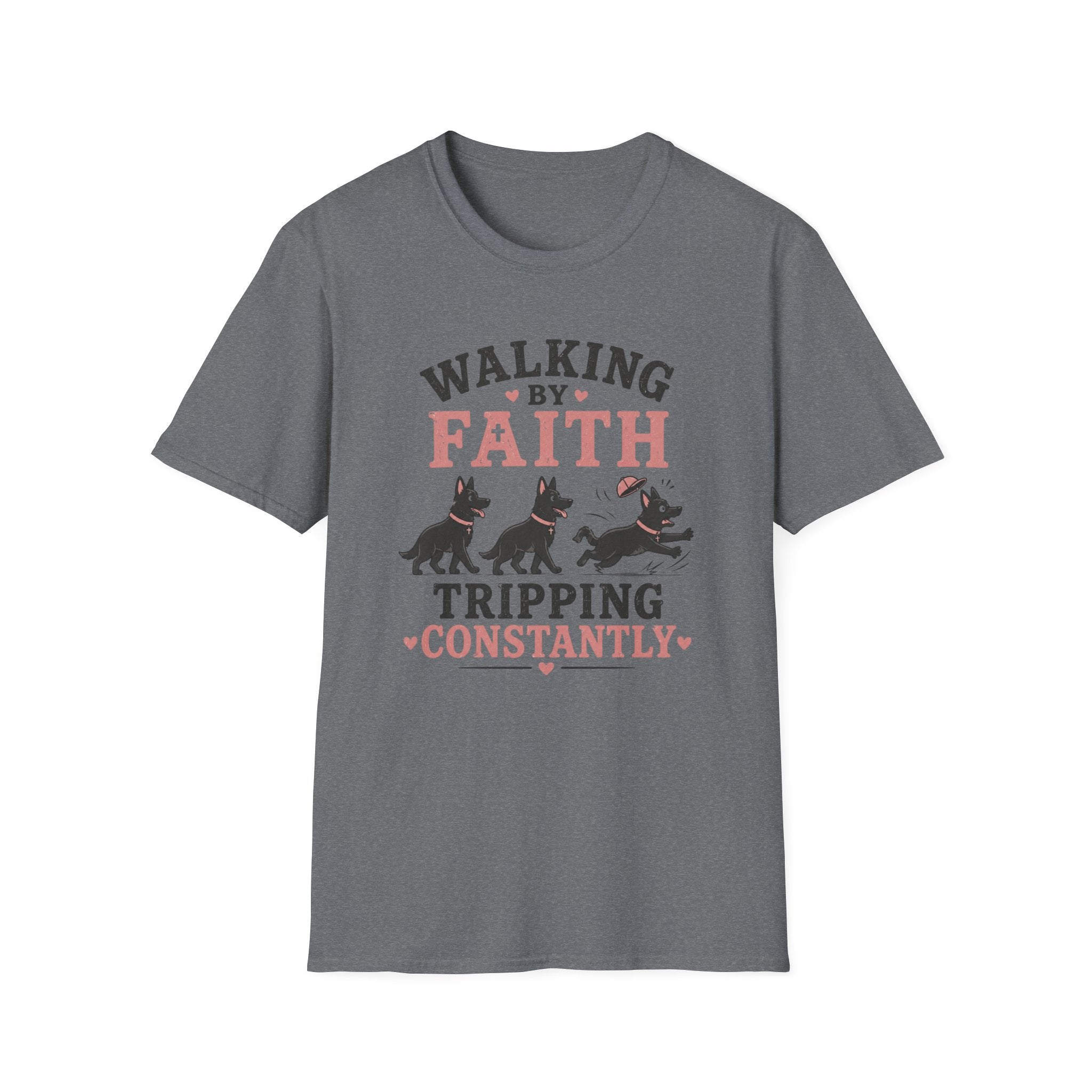 Walking By Faith German Shepherds T-Shirt