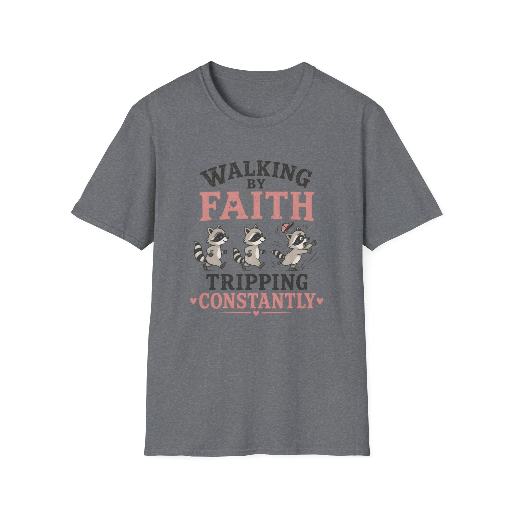 Walking By Faith Racoons T-Shirt