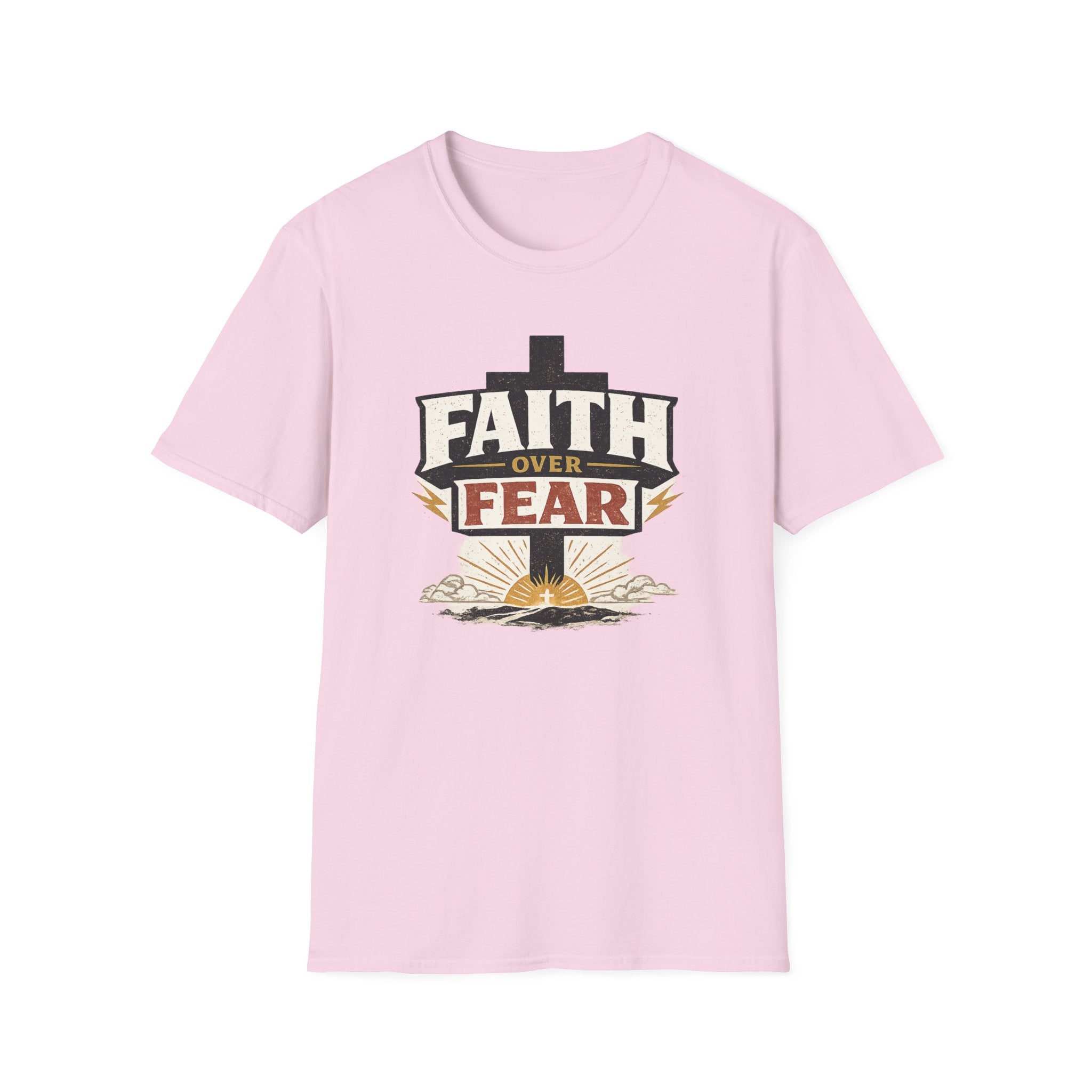 Faith Over Fear Cross T-Shirt