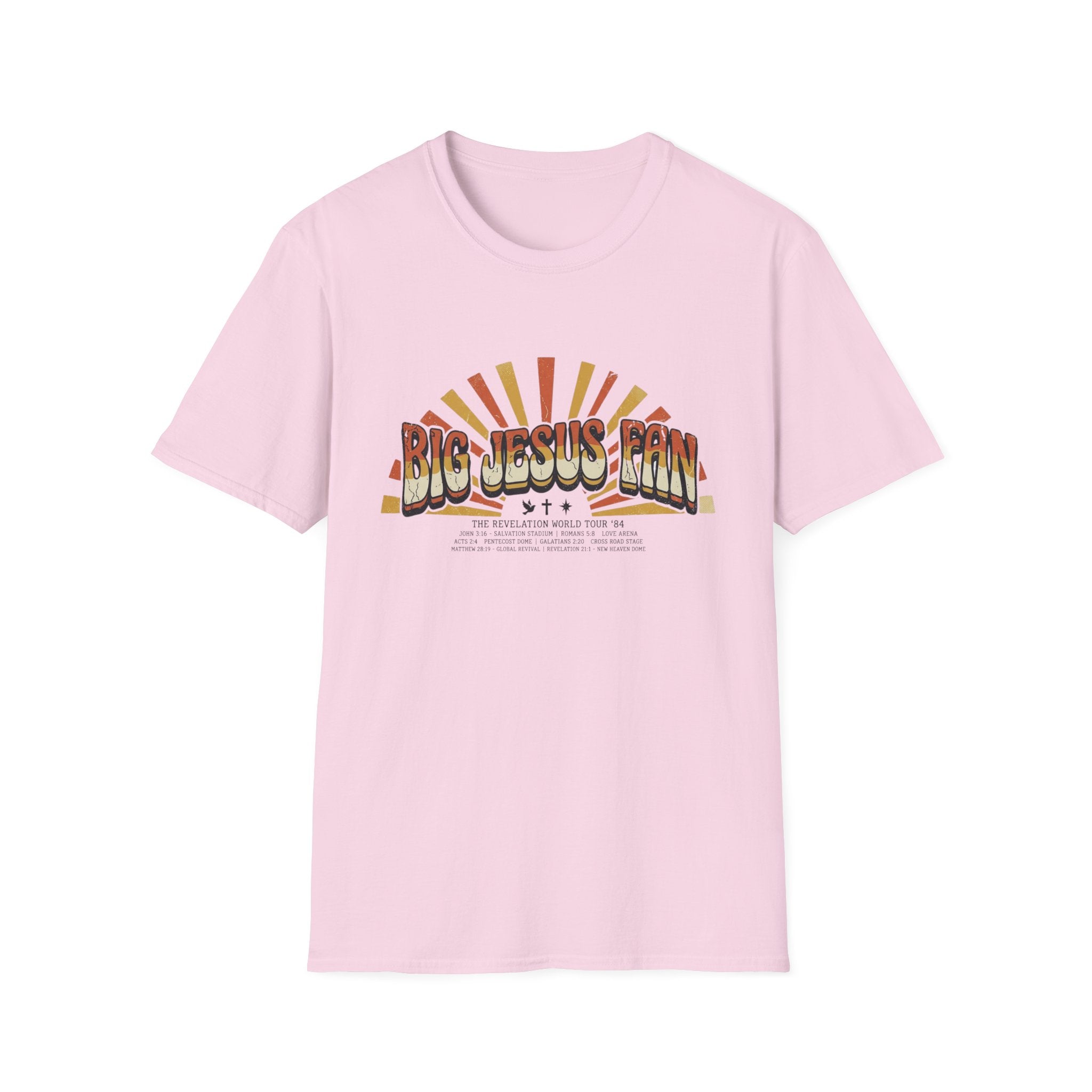 Big Jesus Fan Groovy T-Shirt