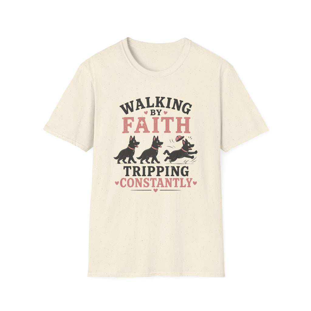 Walking By Faith German Shepherds T-Shirt