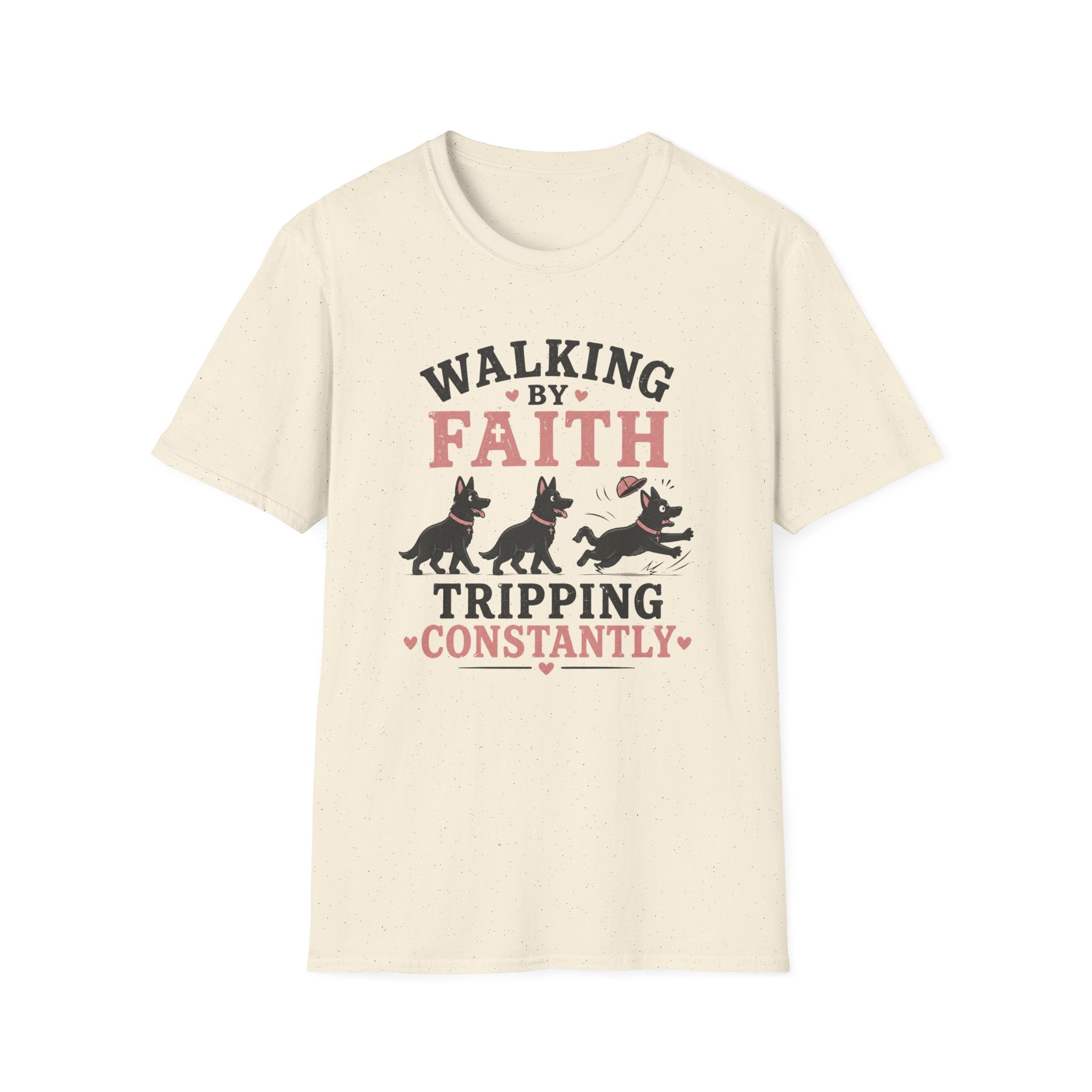 Walking By Faith German Shepherds T-Shirt