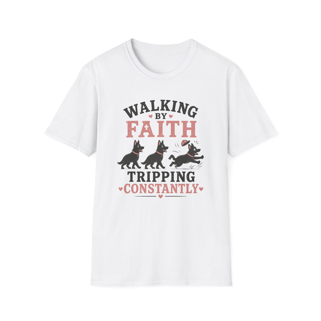 Walking By Faith German Shepherds T-Shirt