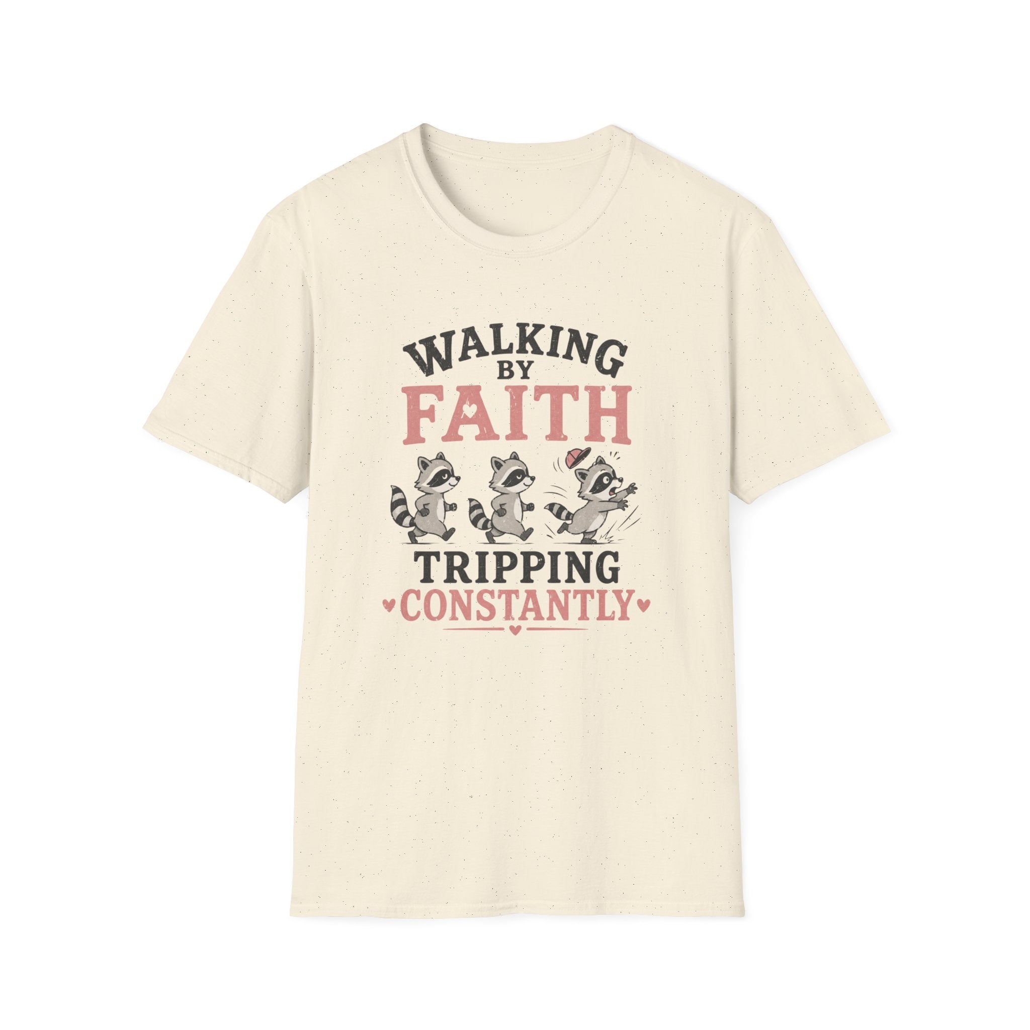 Walking By Faith Racoons T-Shirt