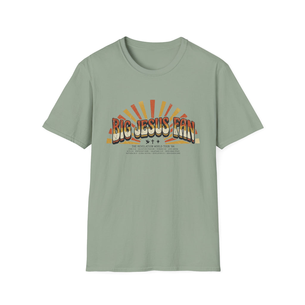 Big Jesus Fan Groovy T-Shirt