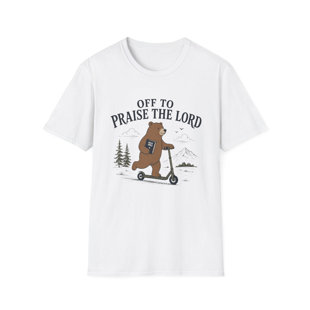 Off To Praise The Lord Bear T-Shirt