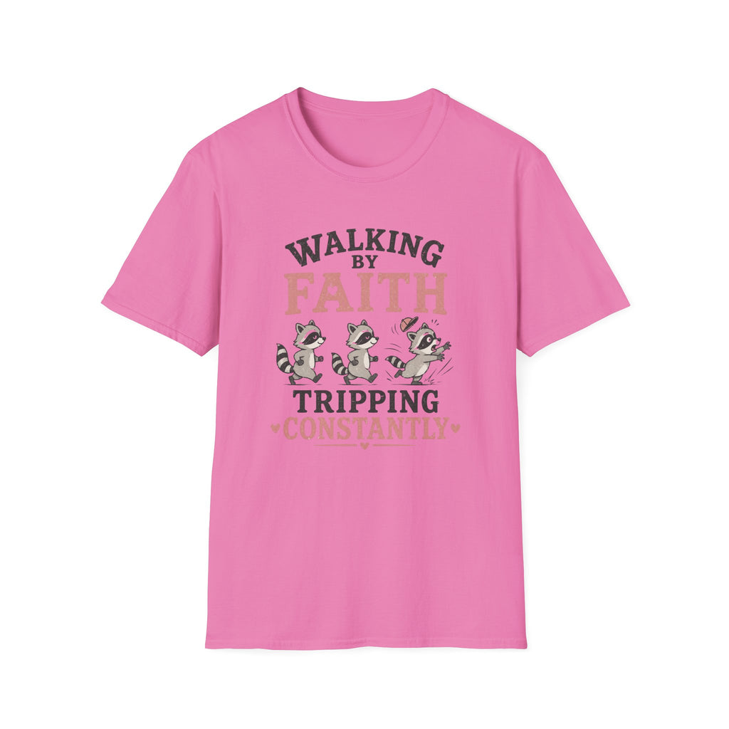 Walking By Faith Racoons T-Shirt
