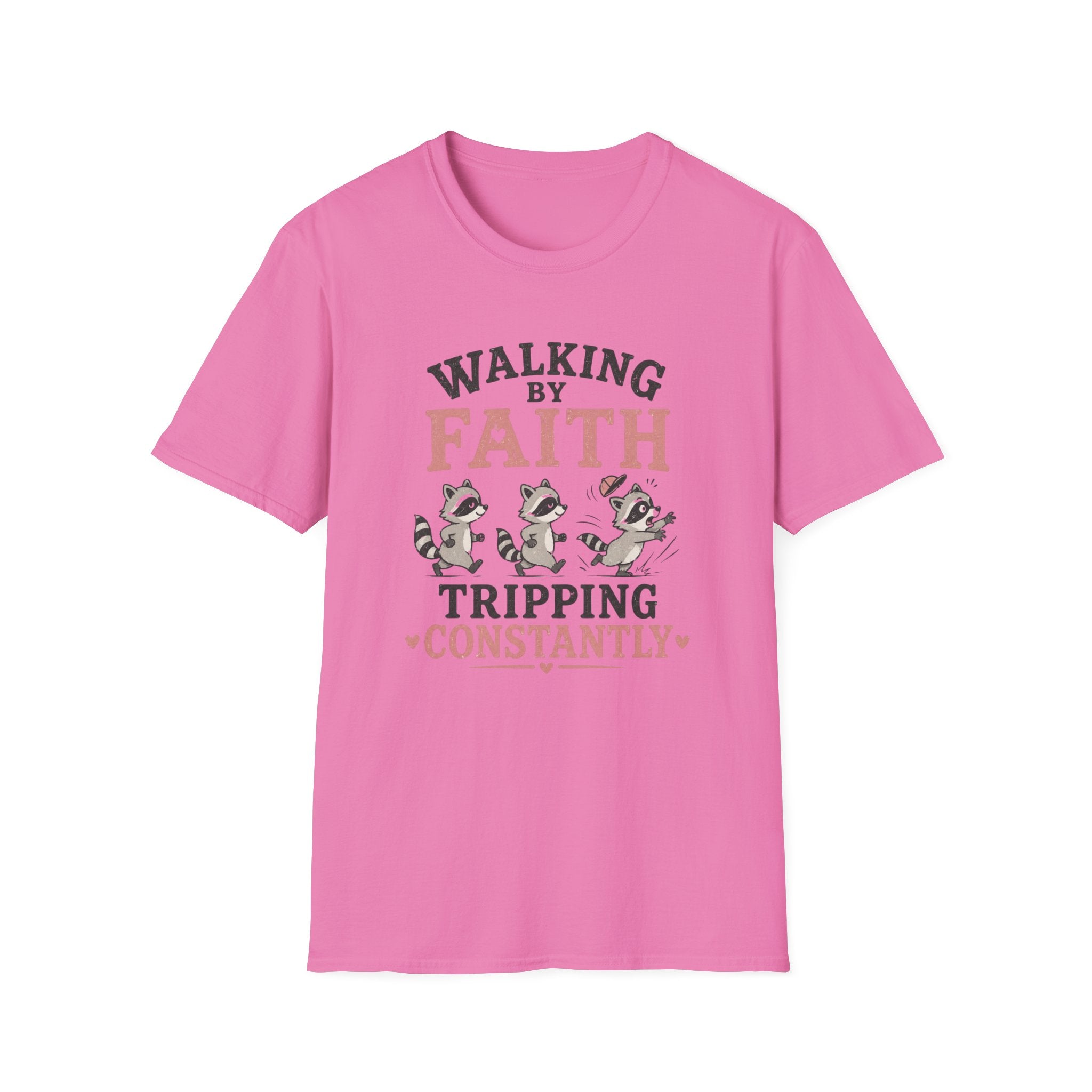 Walking By Faith Racoons T-Shirt