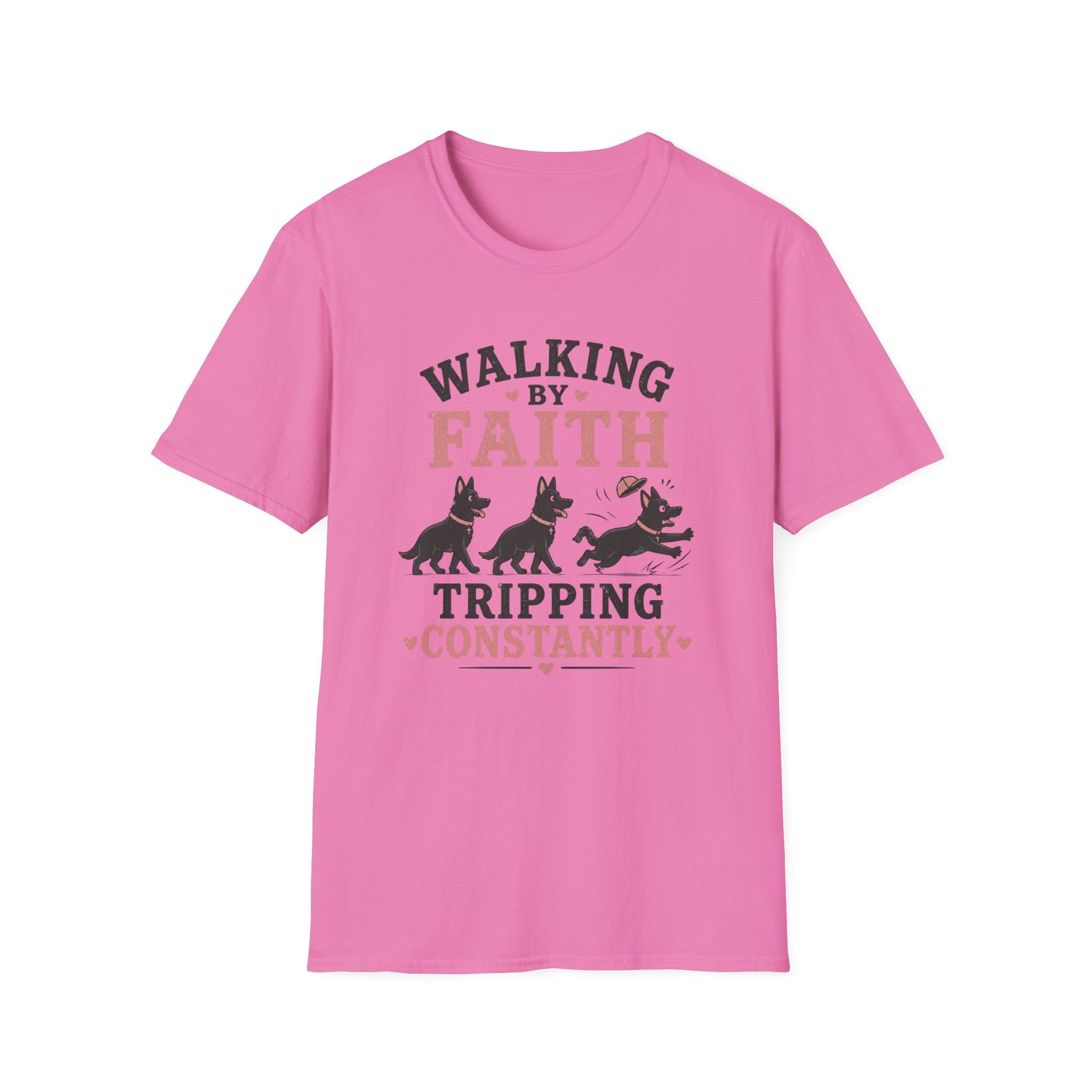 Walking By Faith German Shepherds T-Shirt