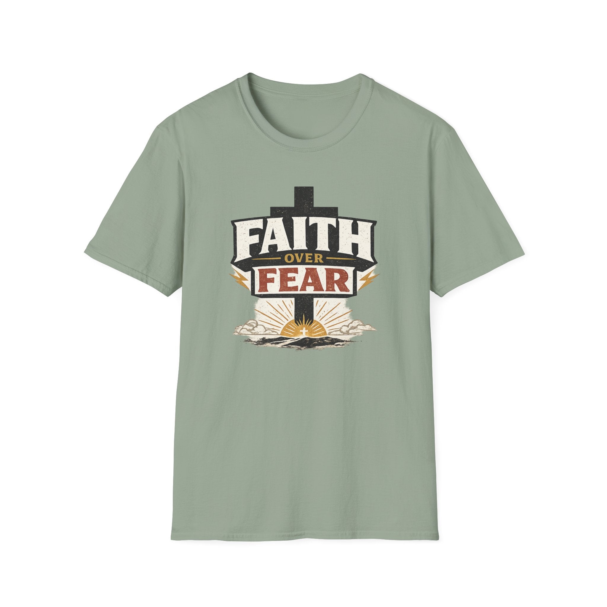 Faith Over Fear Cross T-Shirt