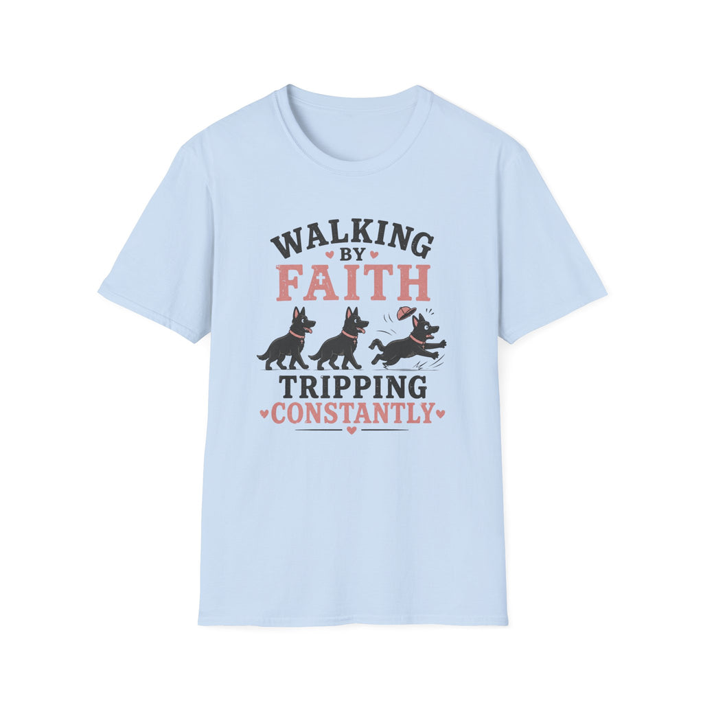 Walking By Faith German Shepherds T-Shirt
