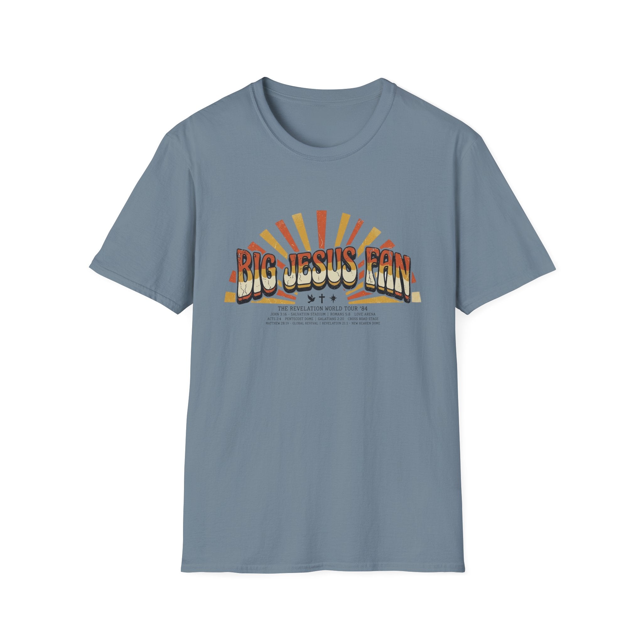 Big Jesus Fan Groovy T-Shirt