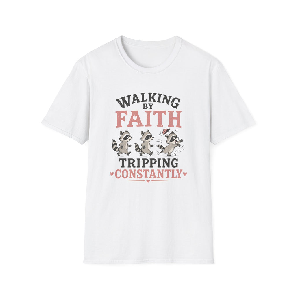 Walking By Faith Racoons T-Shirt