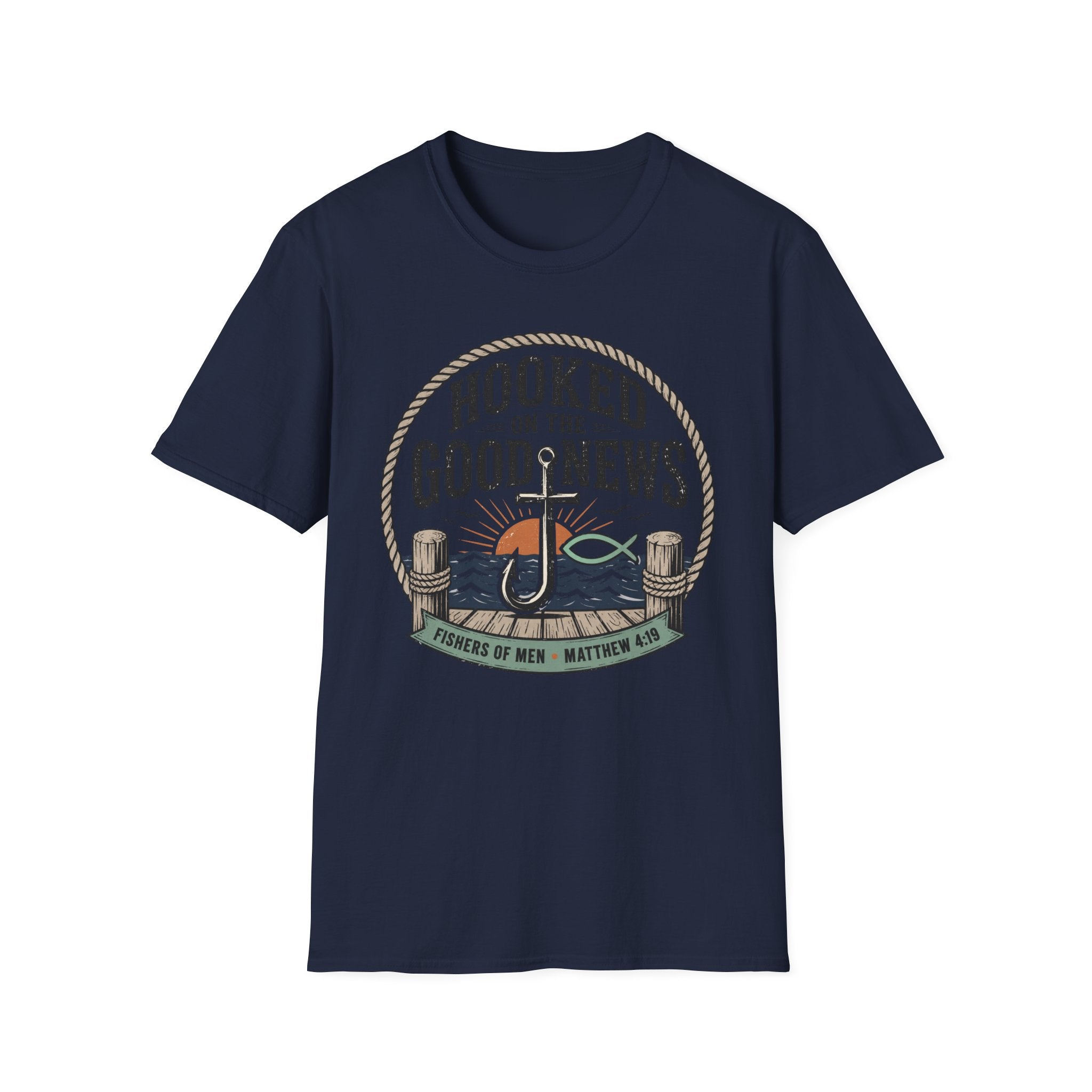 Hooked On The Good News T-Shirt