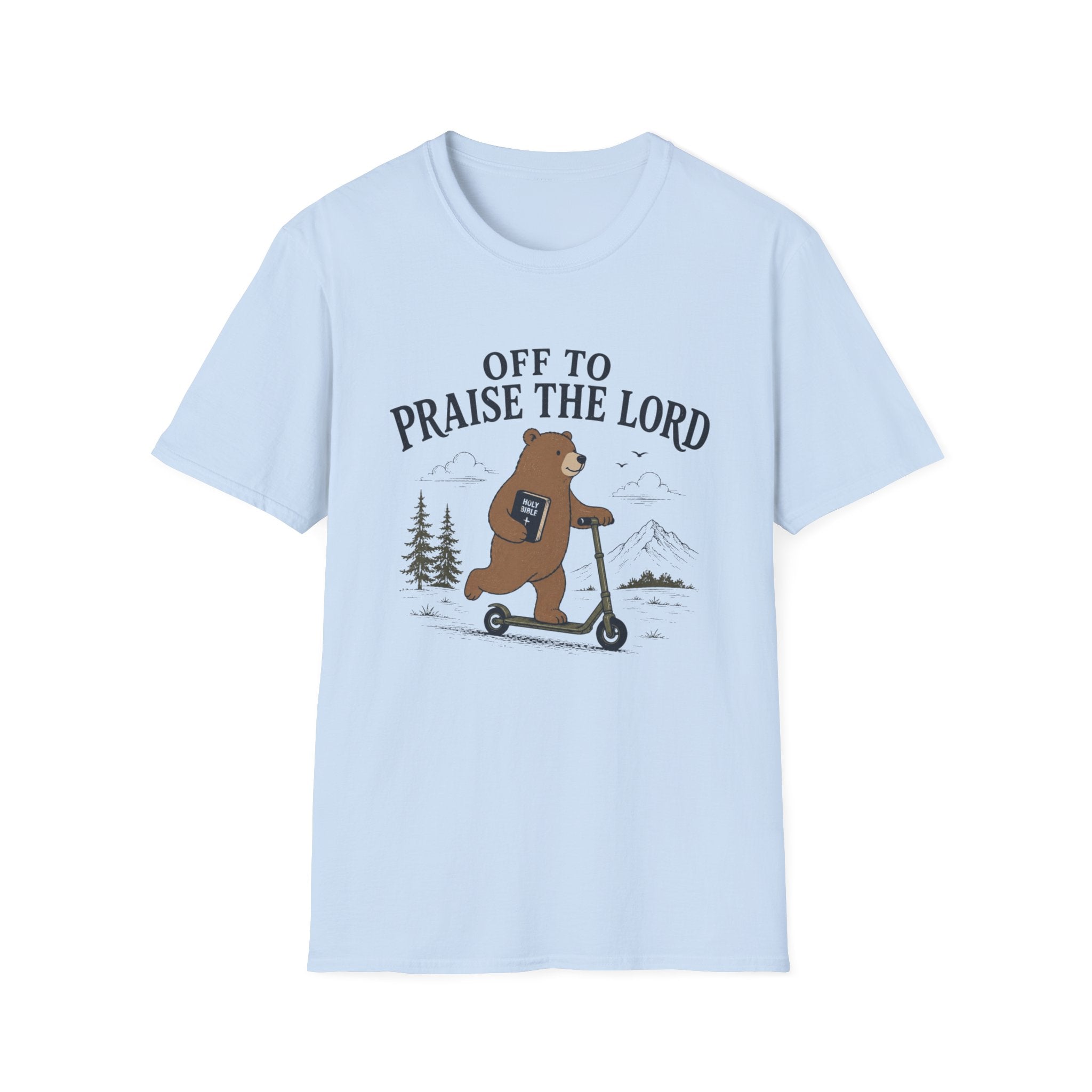 Off To Praise The Lord Bear T-Shirt