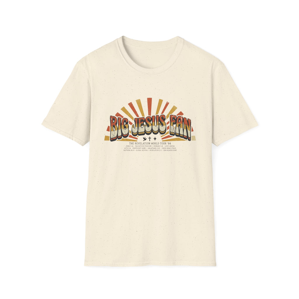 Big Jesus Fan Groovy T-Shirt