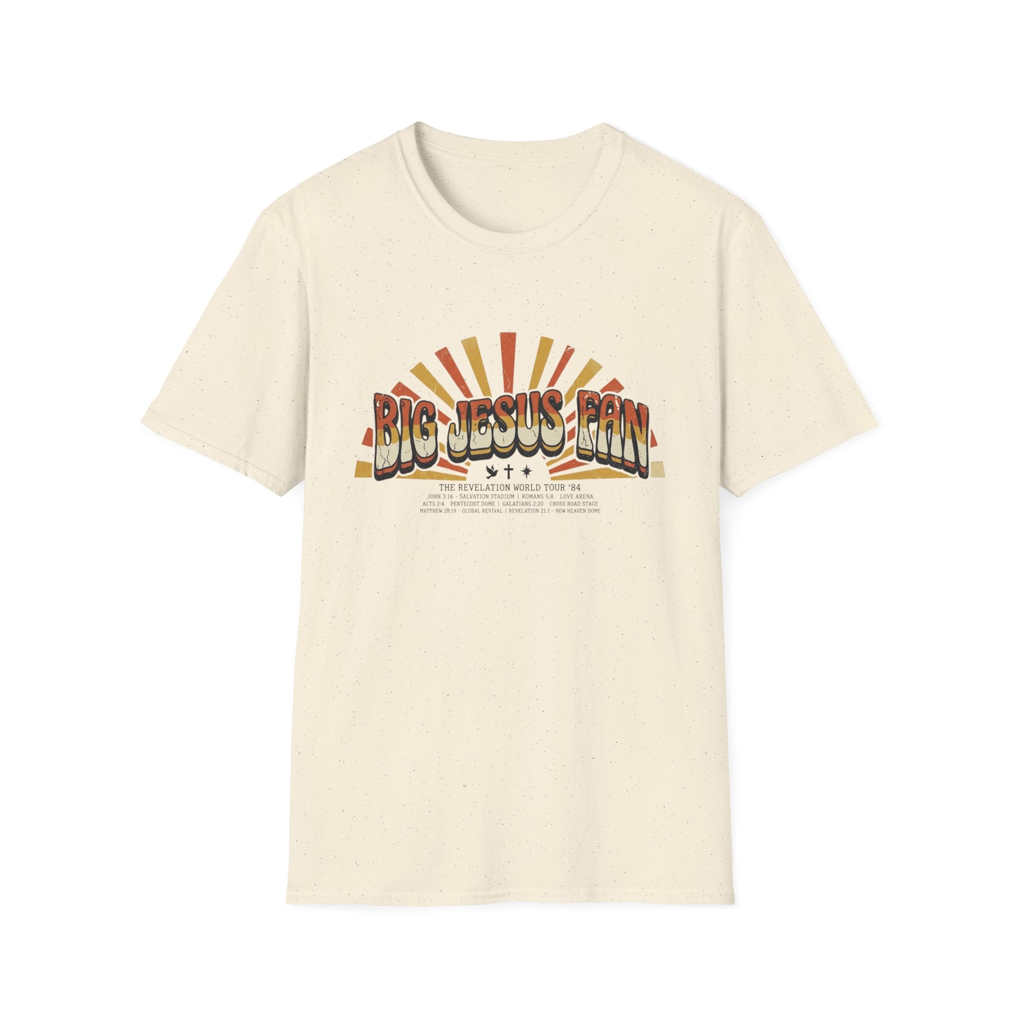 Big Jesus Fan Groovy T-Shirt