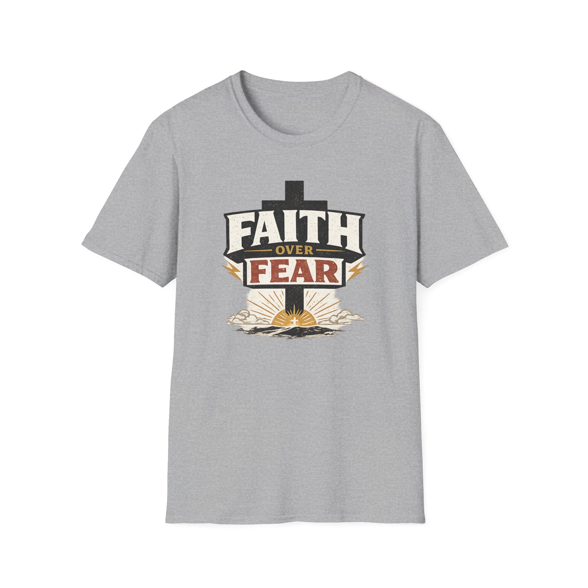 Faith Over Fear Cross T-Shirt