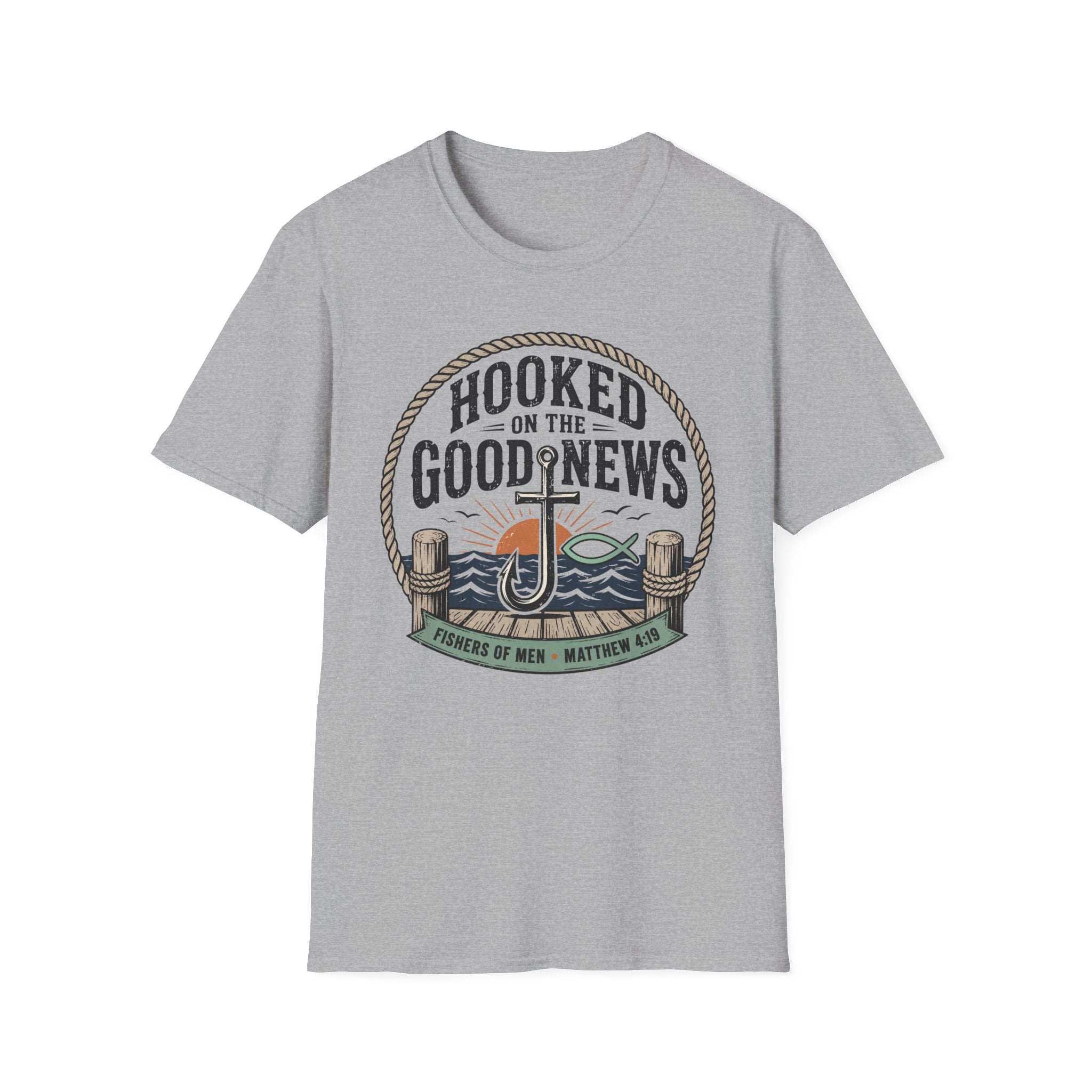 Hooked On The Good News T-Shirt