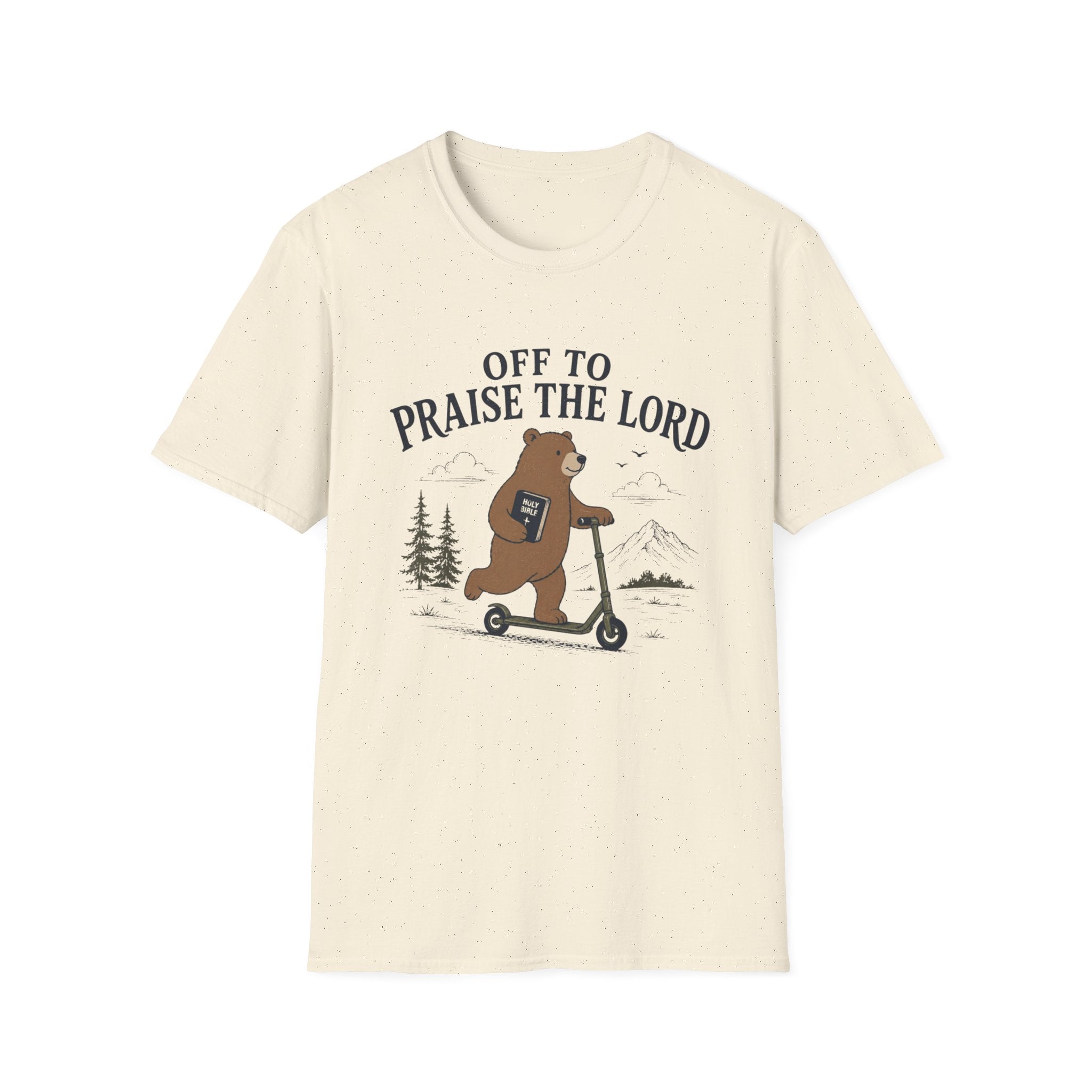 Off To Praise The Lord Bear T-Shirt
