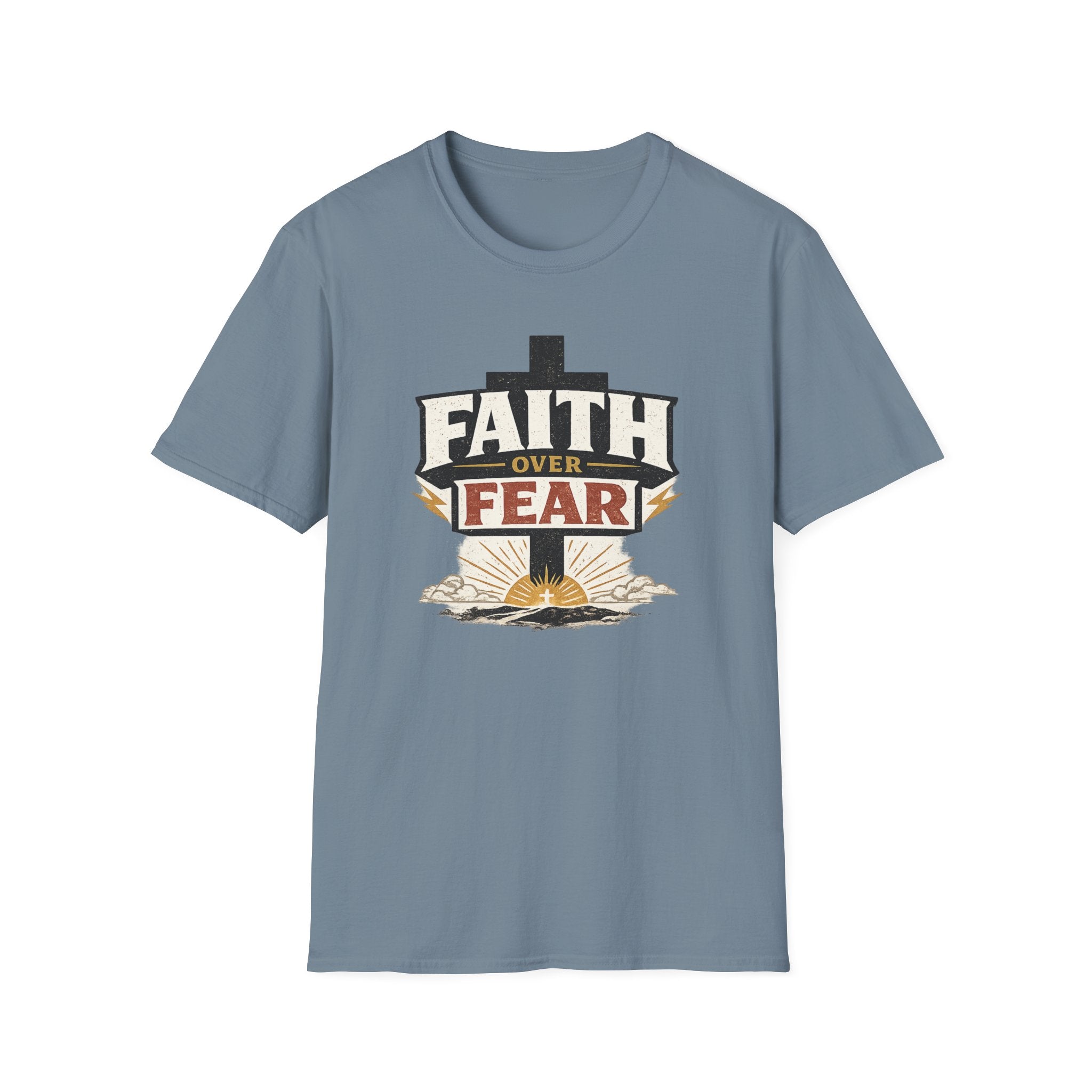 Faith Over Fear Cross T-Shirt
