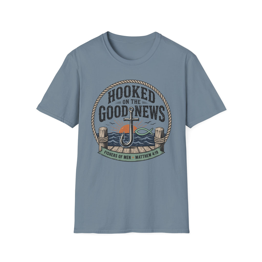 Hooked On The Good News T-Shirt
